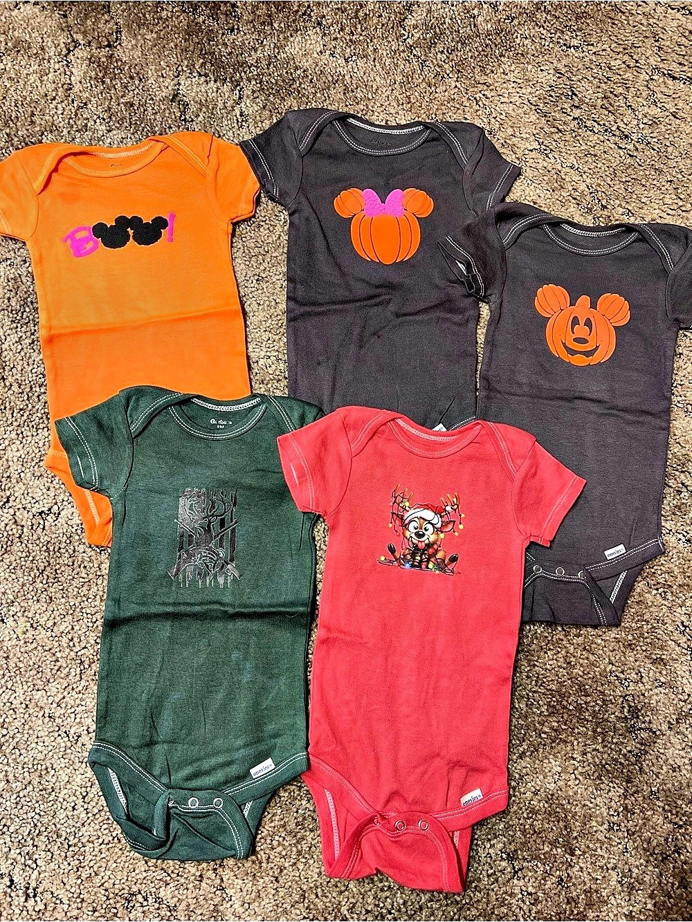 Gerber Kids Bodysuit Lot 6-9 month